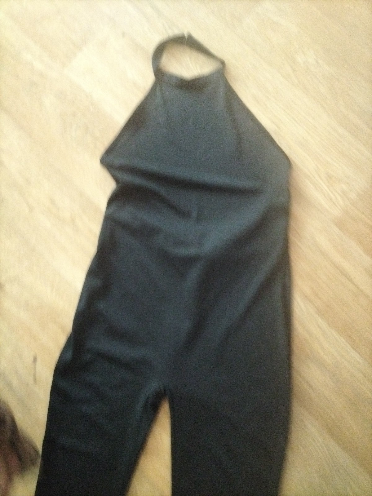 Ladies Size Small Black Halterneck Jumpsuit