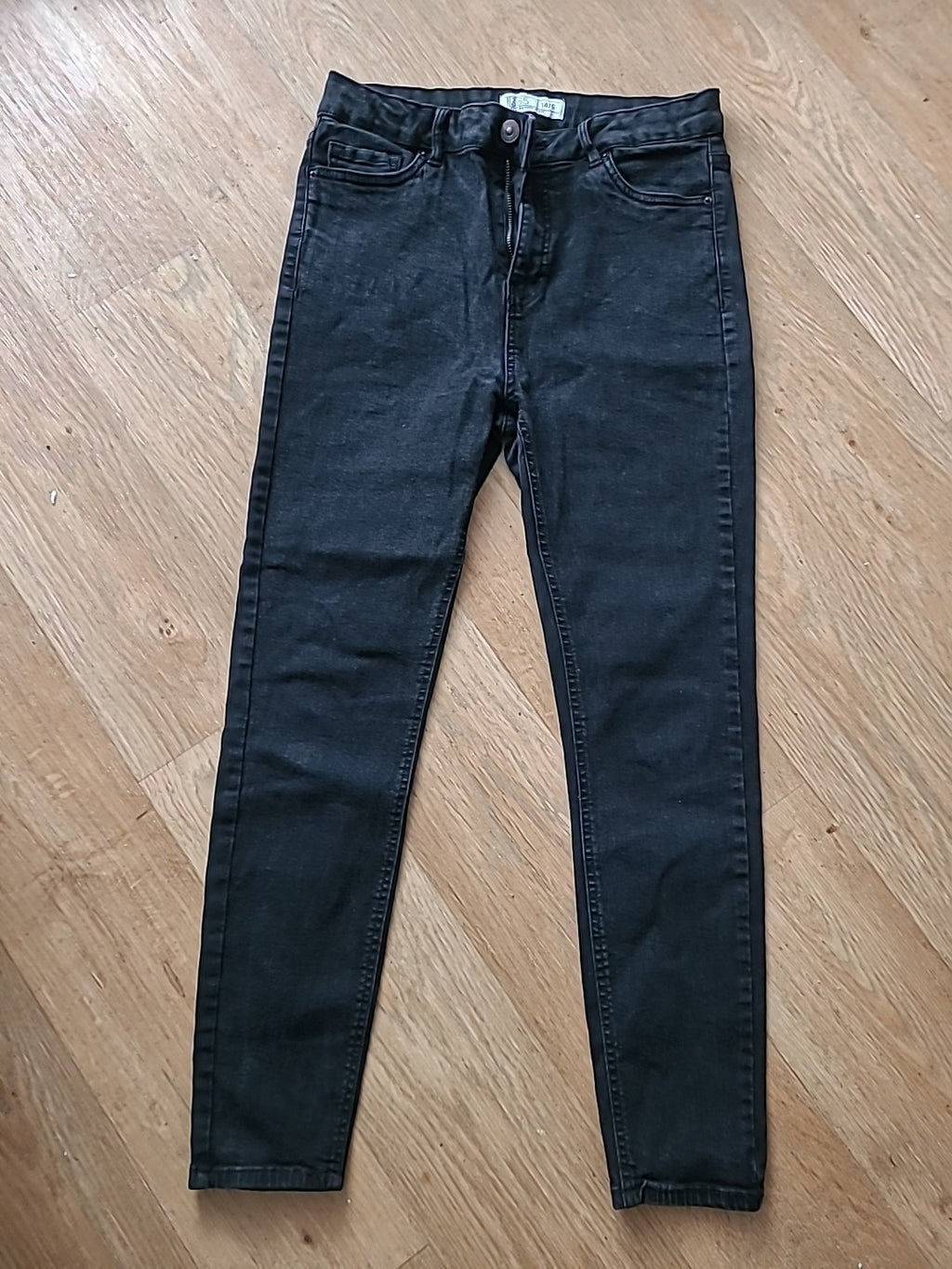 Ladies Denim365 Size 14 Short Alexa Skinny Jean Black