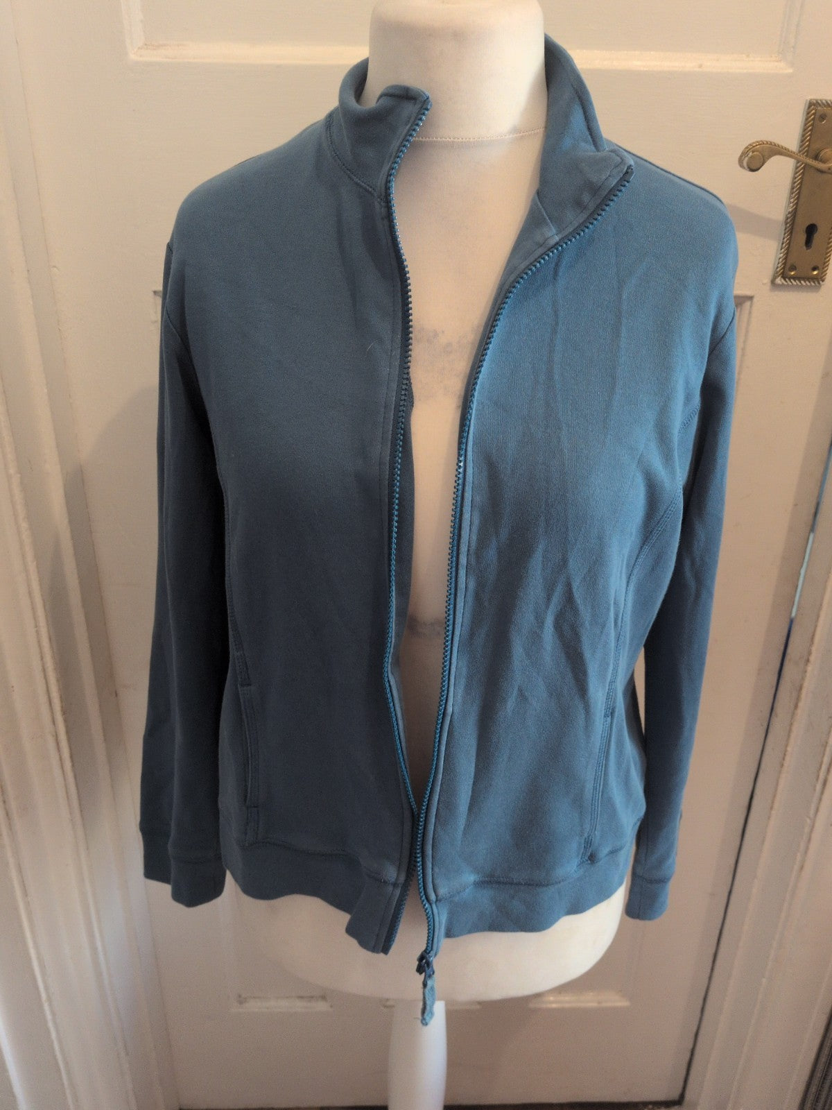 Ladies Tu Size 18 Blue Full Zip Jacket