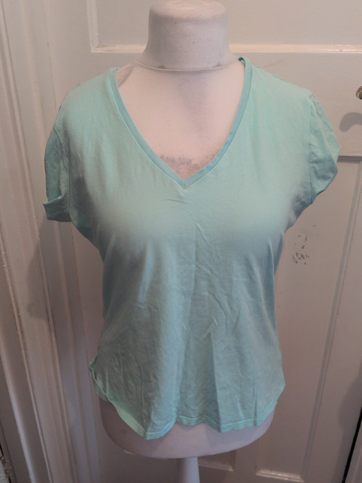 George 20 V Neck T-shirt Pale Turquoise