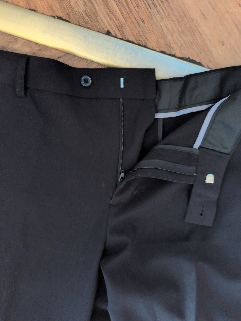 George Regular Fit 36x31 Black Smart Trousers Immaculate