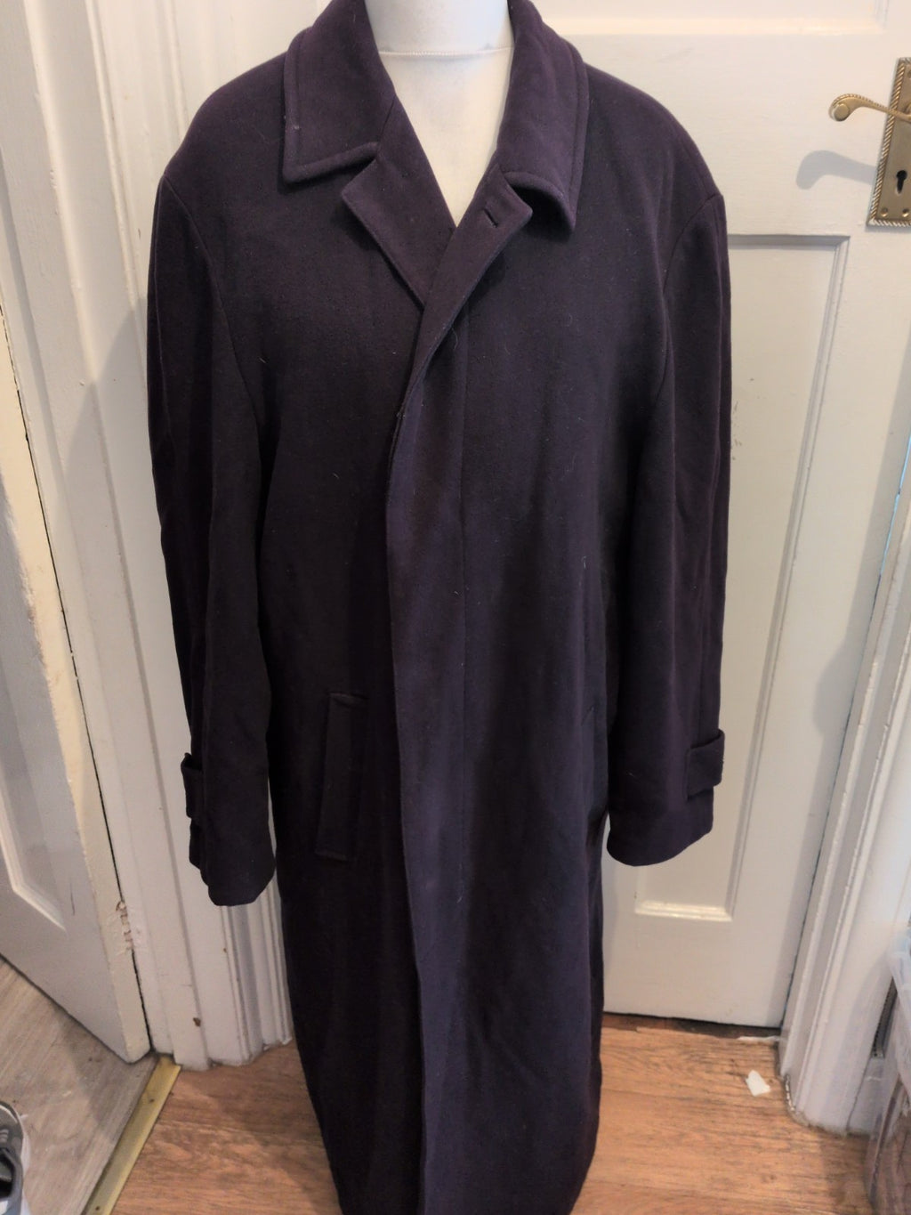 Zpo Warmia Size 102 Wool And Cashmere Navy Jacket