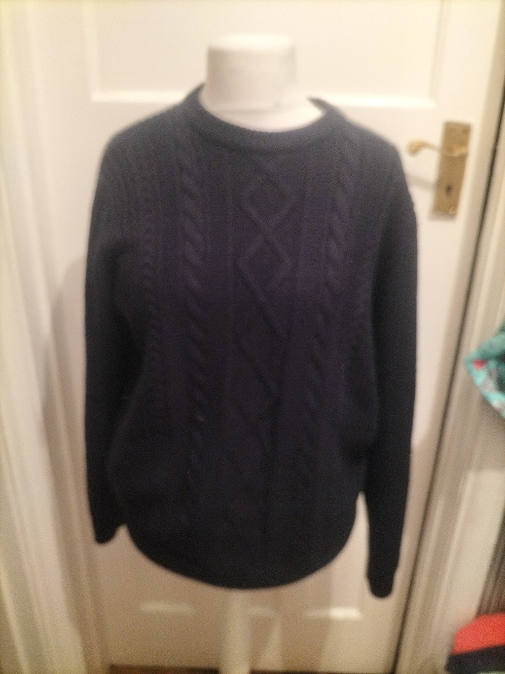 Peacocks Medium Darl Navy Knit Pullover Jumper