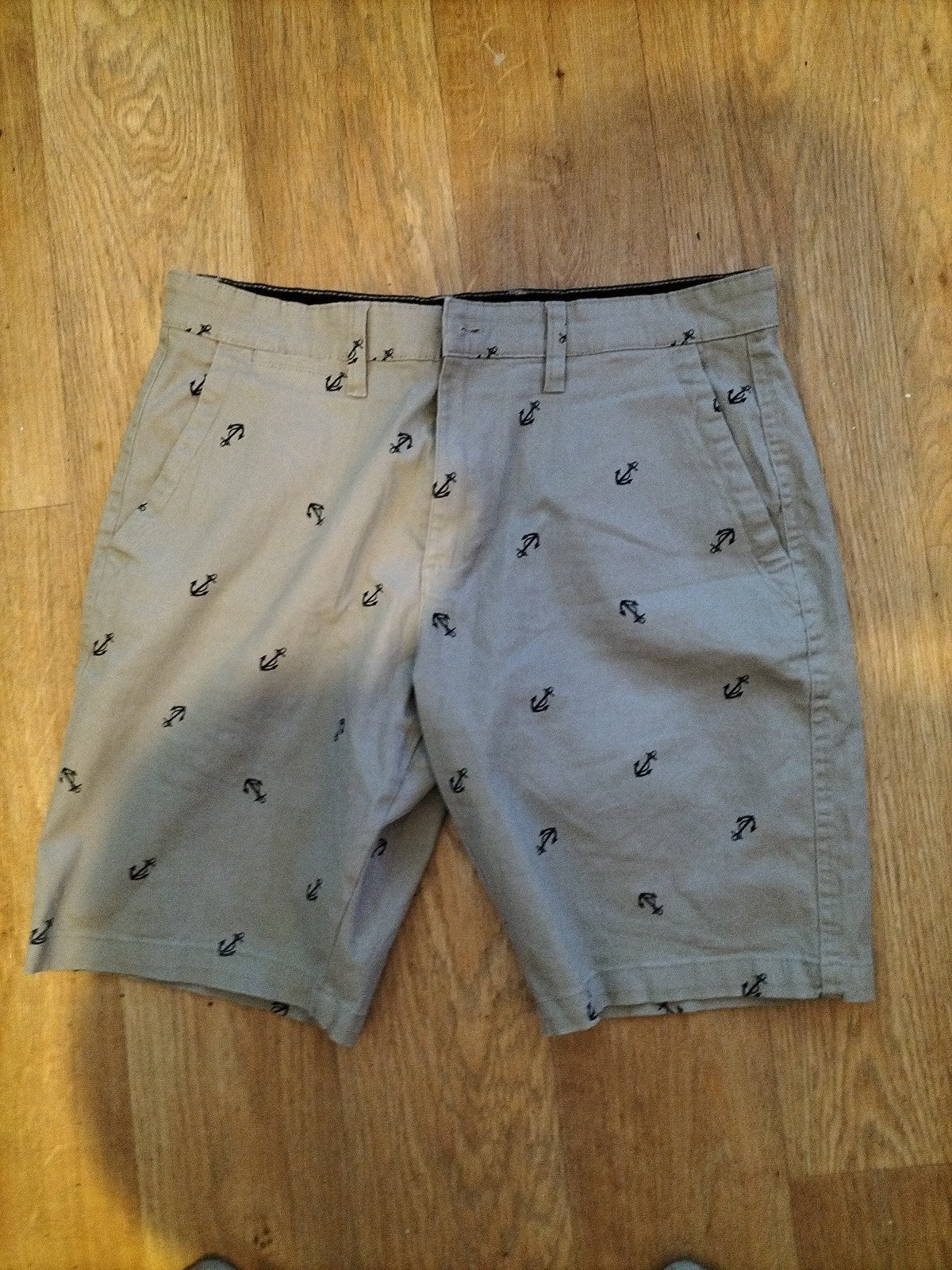 Mens Rugby University Size 32" Stretch Anchor Shorts
