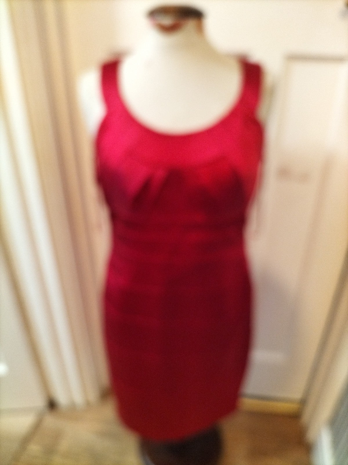 Ladies Jax Size 8 Cwrise Satin Style Lined Sleeveless Dress