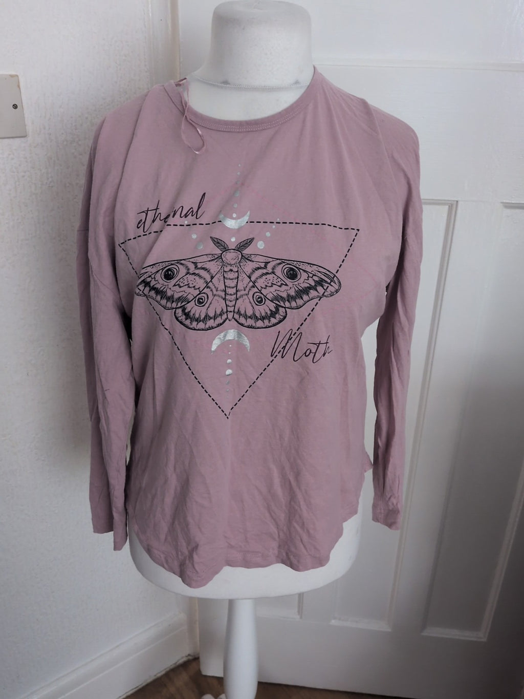 Beloved Large Purple Butterfly Long Sleeve Pyjama Top