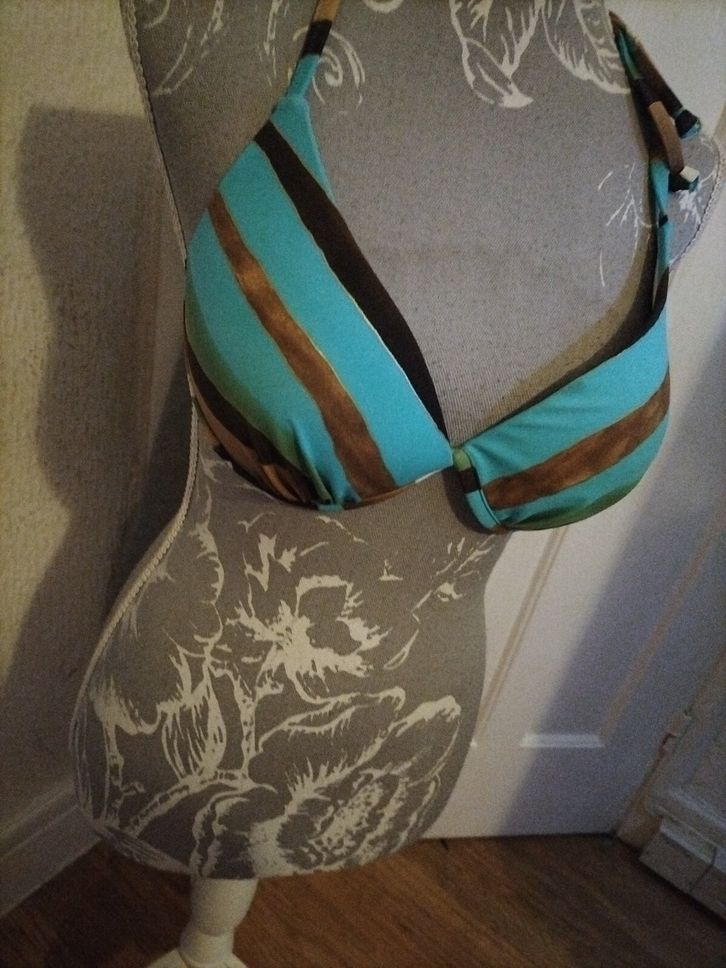 Ladies Per Una 36D Multi Coloured Bikini Top
