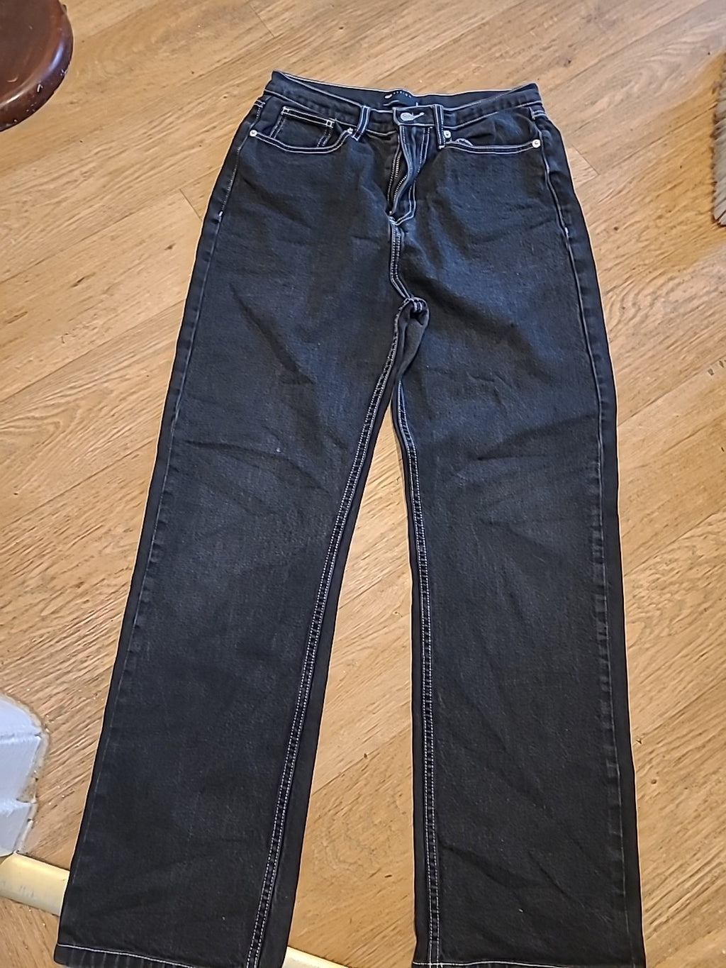 Mens Asos Size 30x32 Dark Grey/Navy Denim Jeans