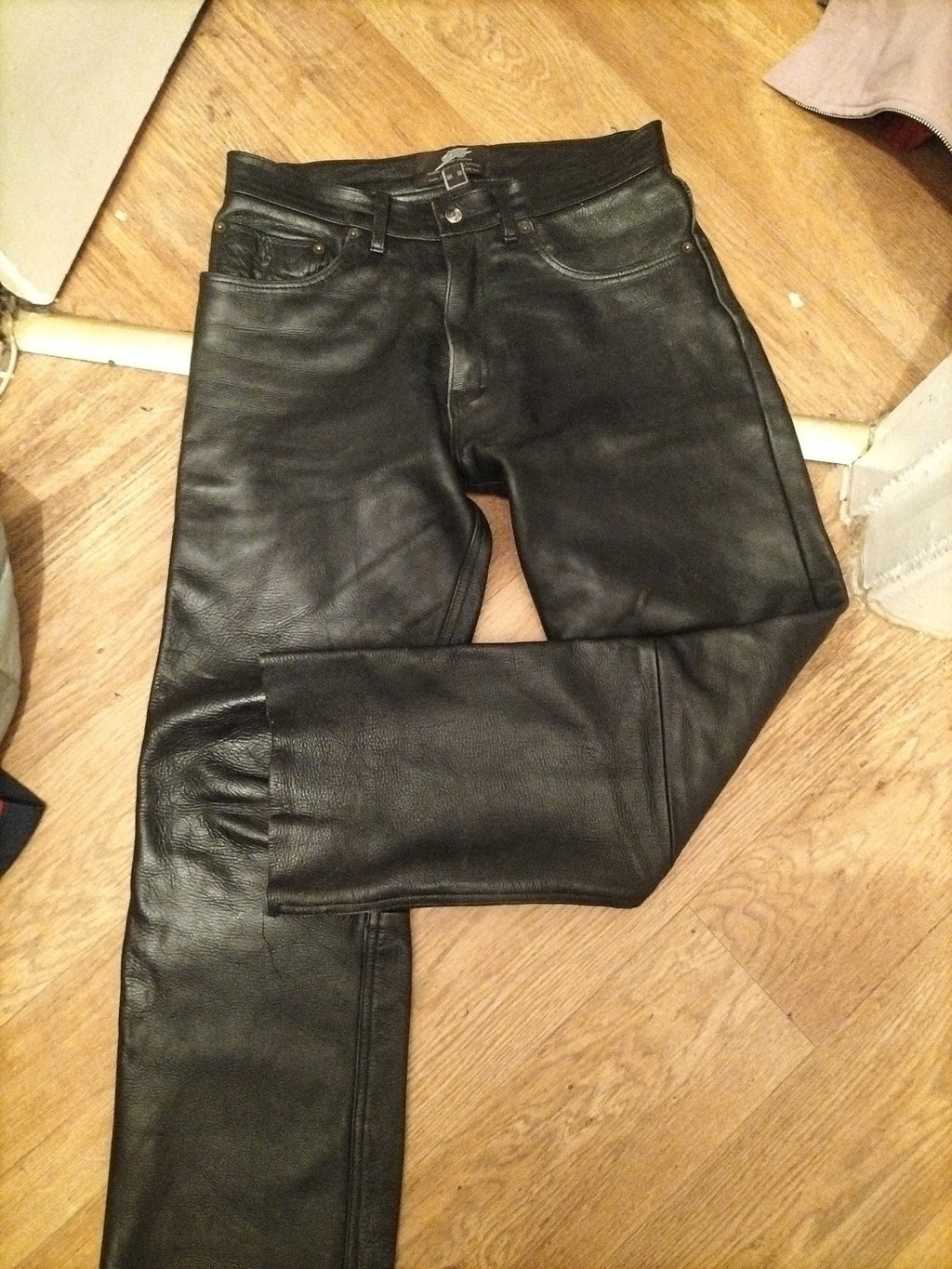 JTS 30" Black Motorcycle Trousers