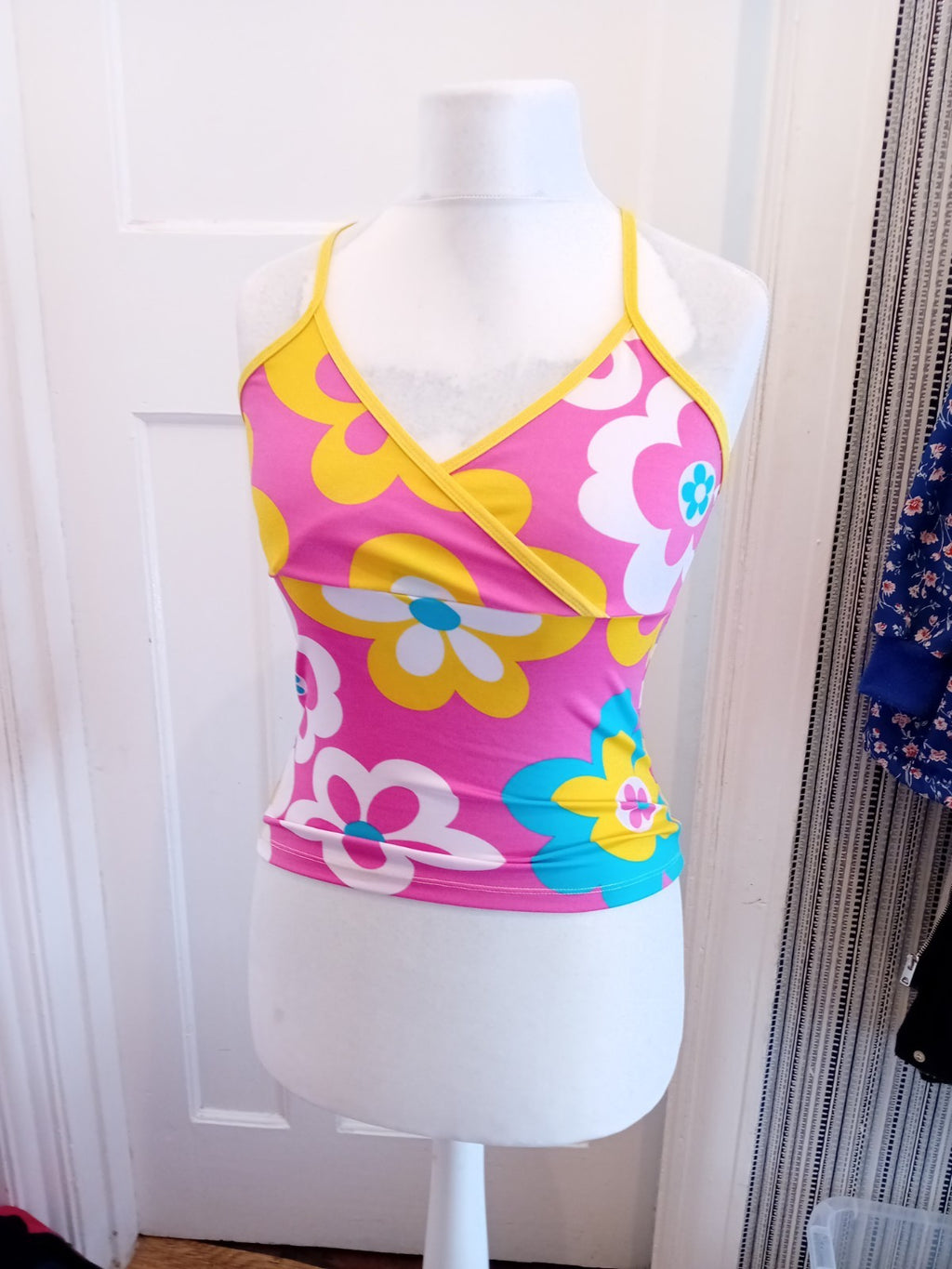 Danzza Large Multicoloured Floral Sleeveless Top