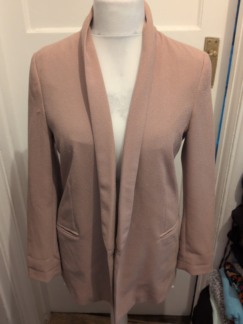 Ladies Wallis Size 14 Beige Lined Blazer