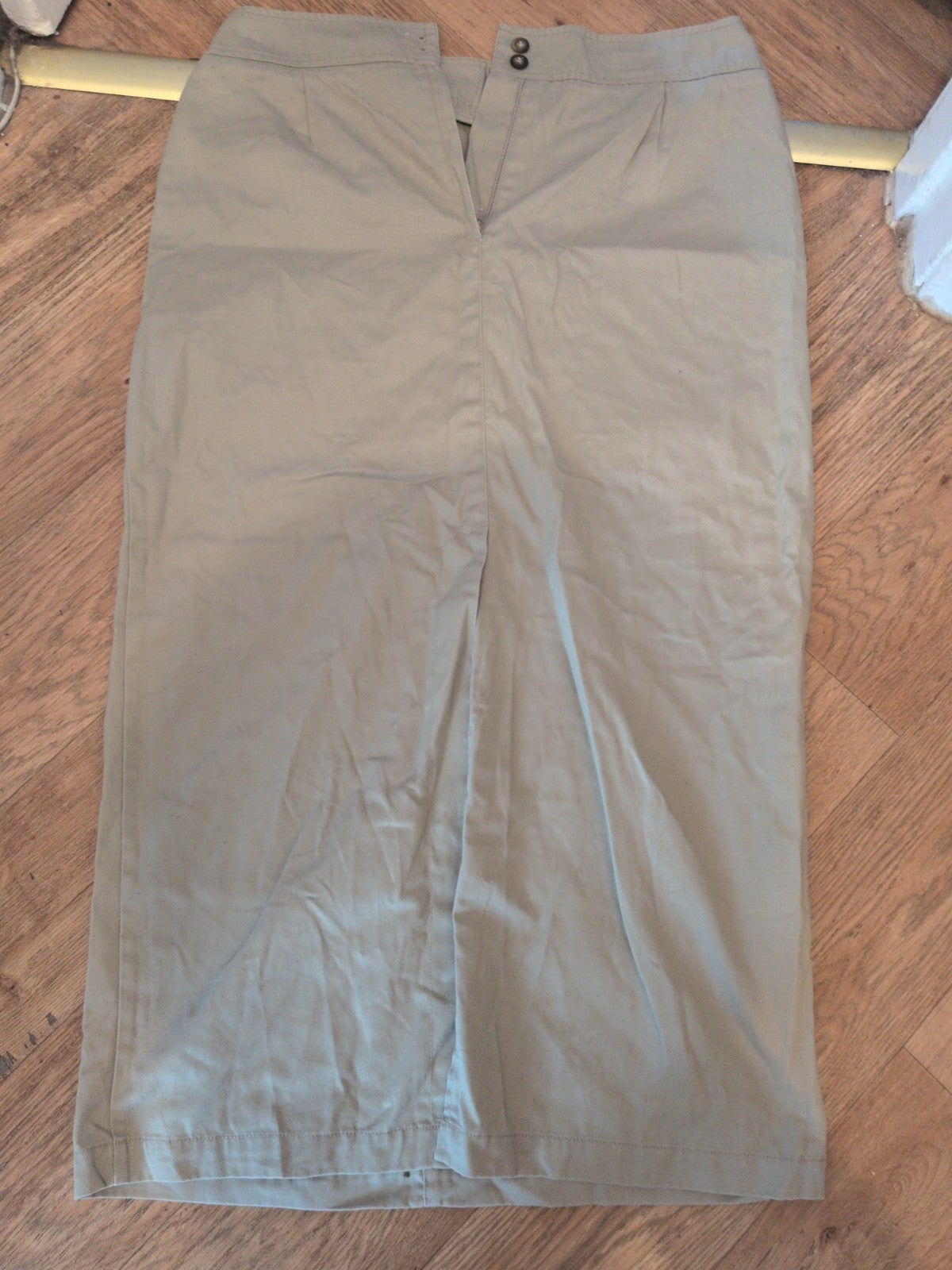 Hawkshead 14 Beige Midi-Long Skirt