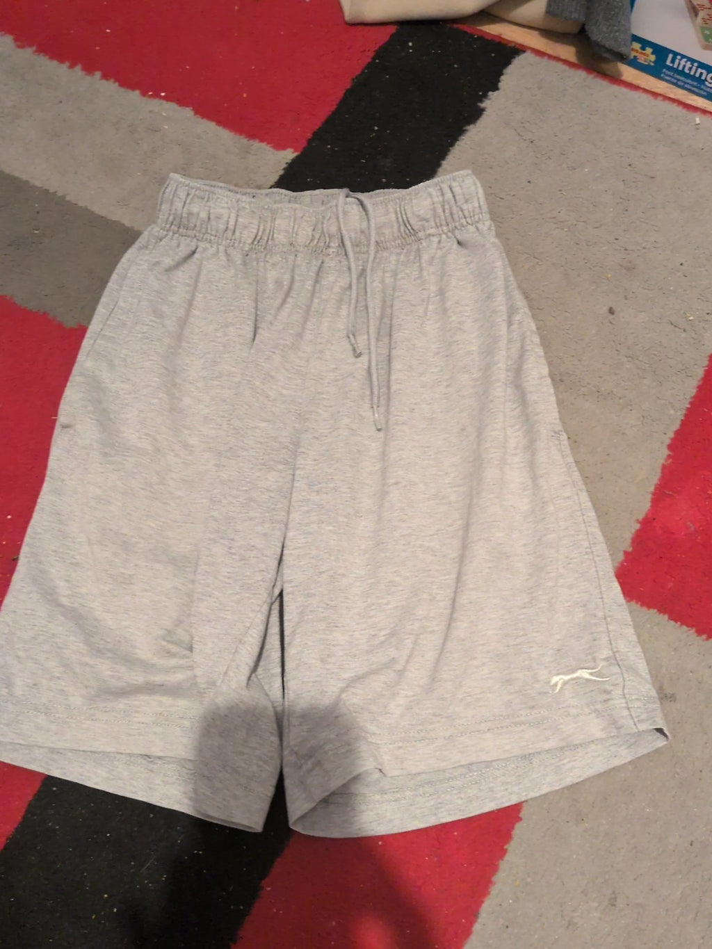 Slazenger Small Grey Elasticated Sweat Shorts