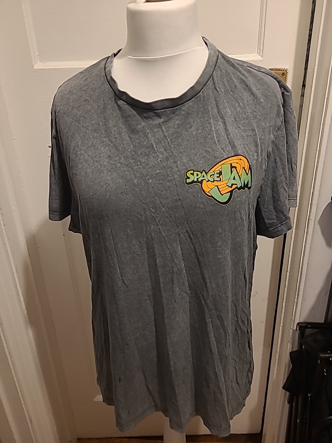 Mens Space Jam Size Medium Printed Short Sleeved Tshirt