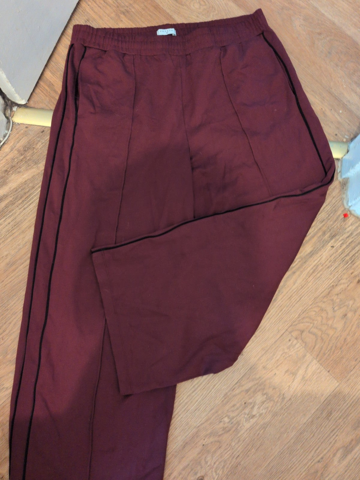 Papaya 18 Deep Purple Elasticated Trousers