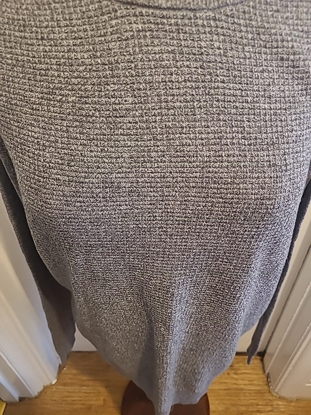 Mens George Size Large Grey Long Sleeved Pullover Jumper