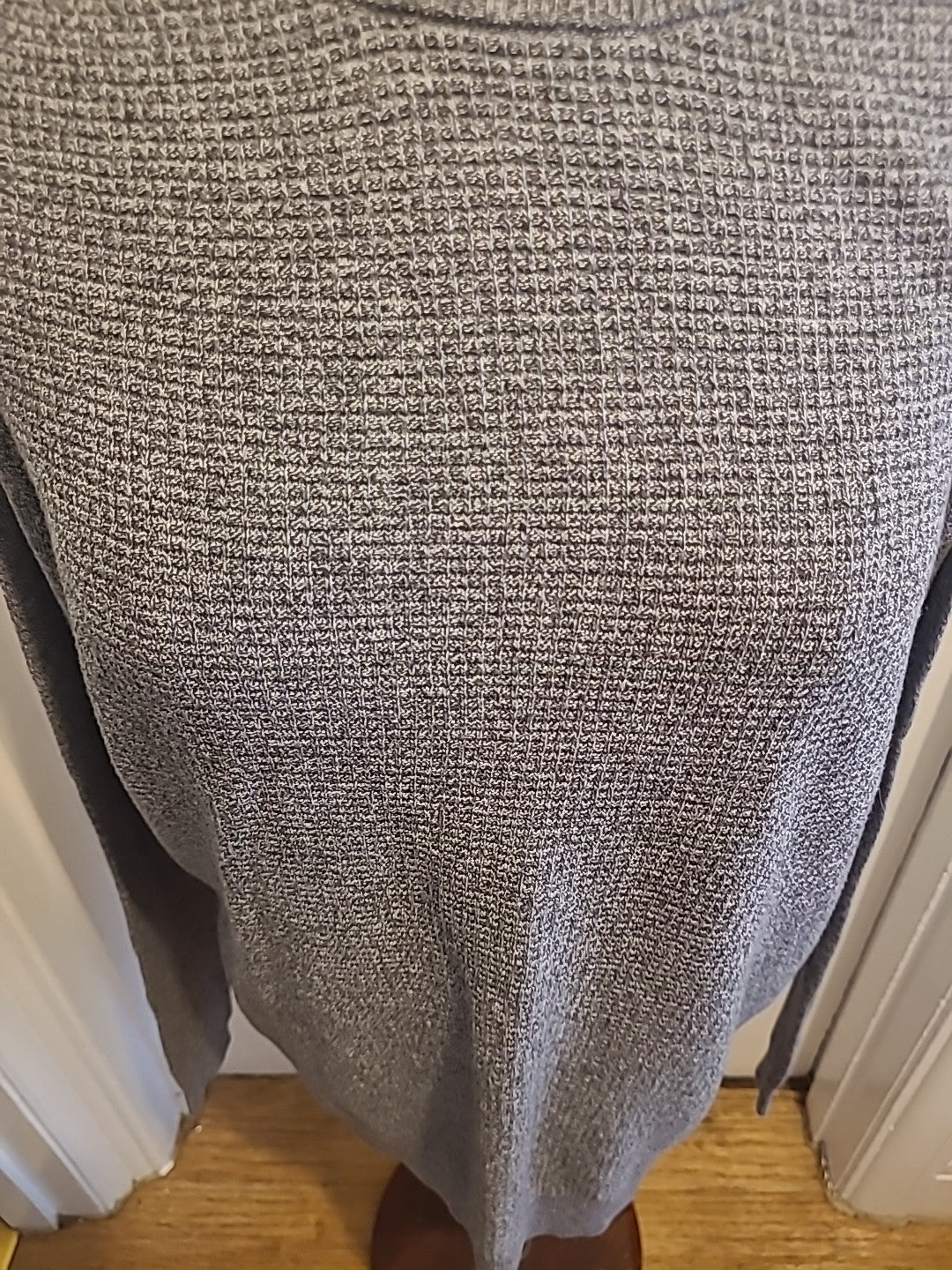 Mens George Size Large Grey Long Sleeved Pullover Jumper