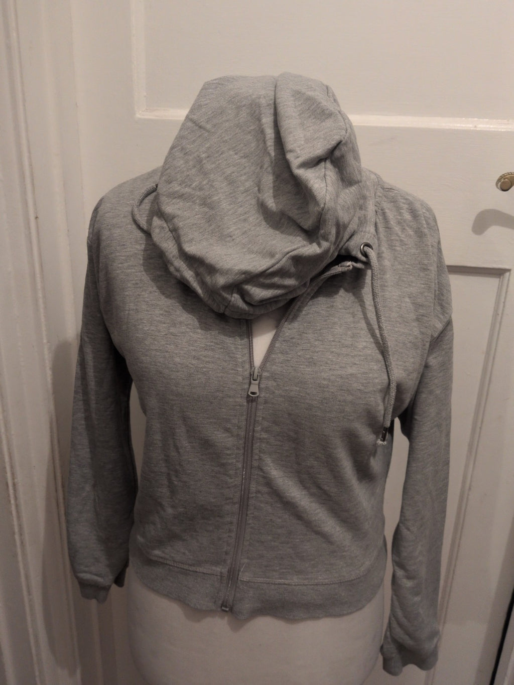 Ladies Brace Soul Size Small Grey Full Zip Hoodie