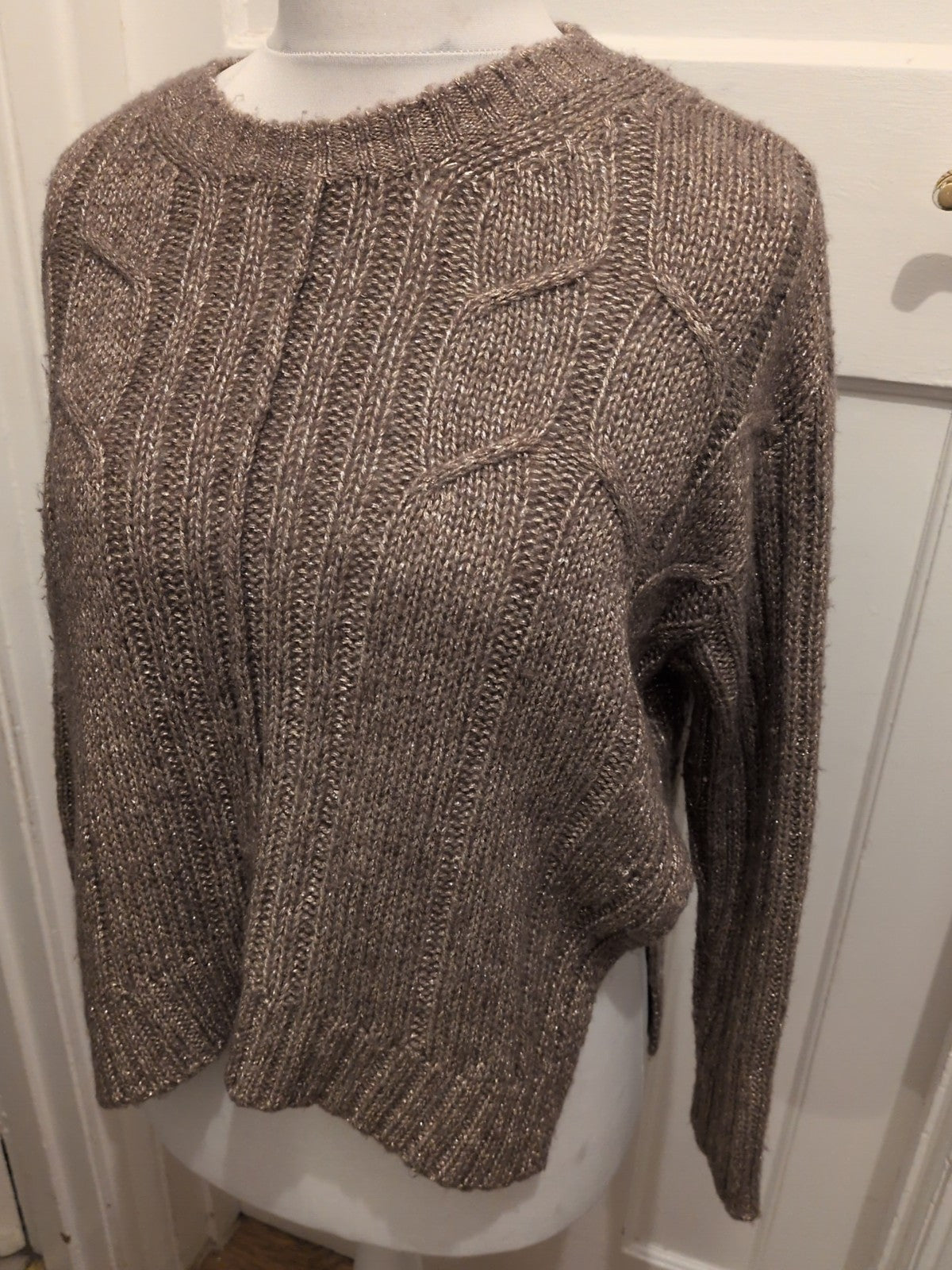 Luisa Cerano 10 Gold Knit Jumper