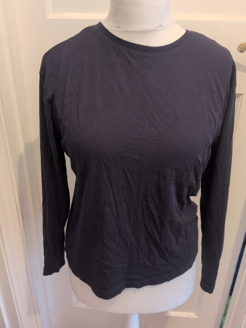 Day Dreams Medium Dark Navy Long Sleeve Pyjama Top