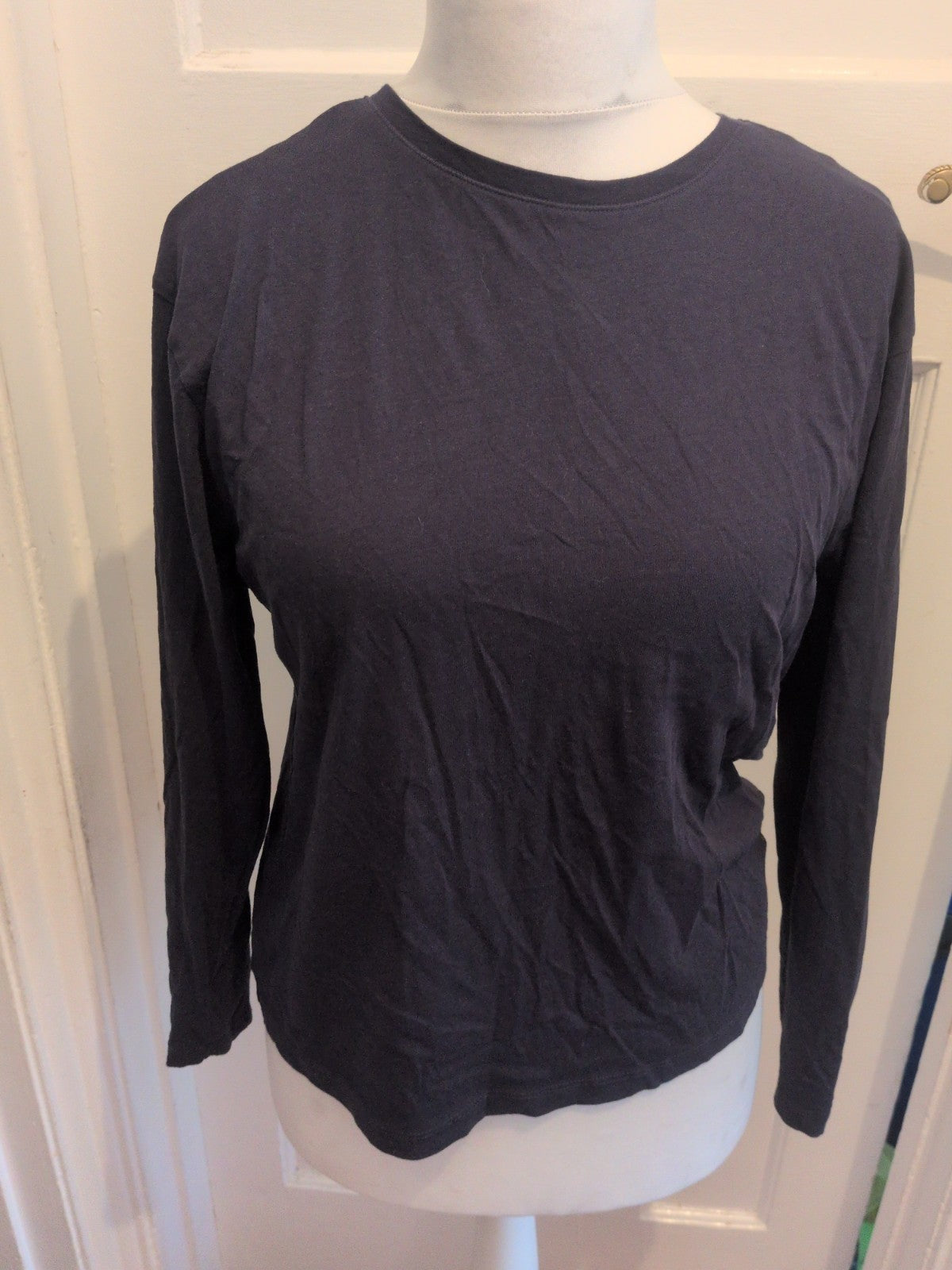 Day Dreams Medium Dark Navy Long Sleeve Pyjama Top