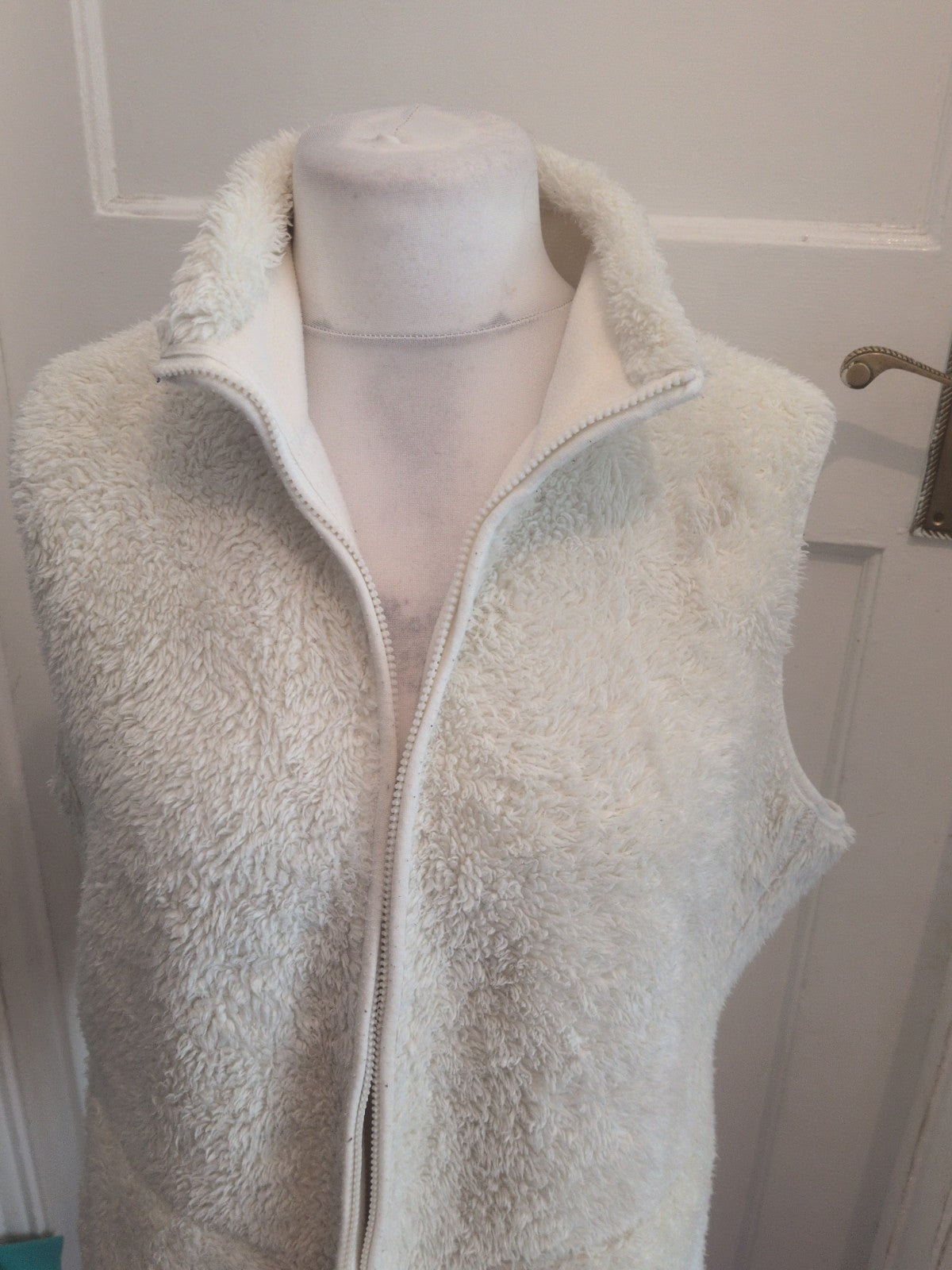 2XL Reversible Fluffy Sided Full Zip Waistcoat