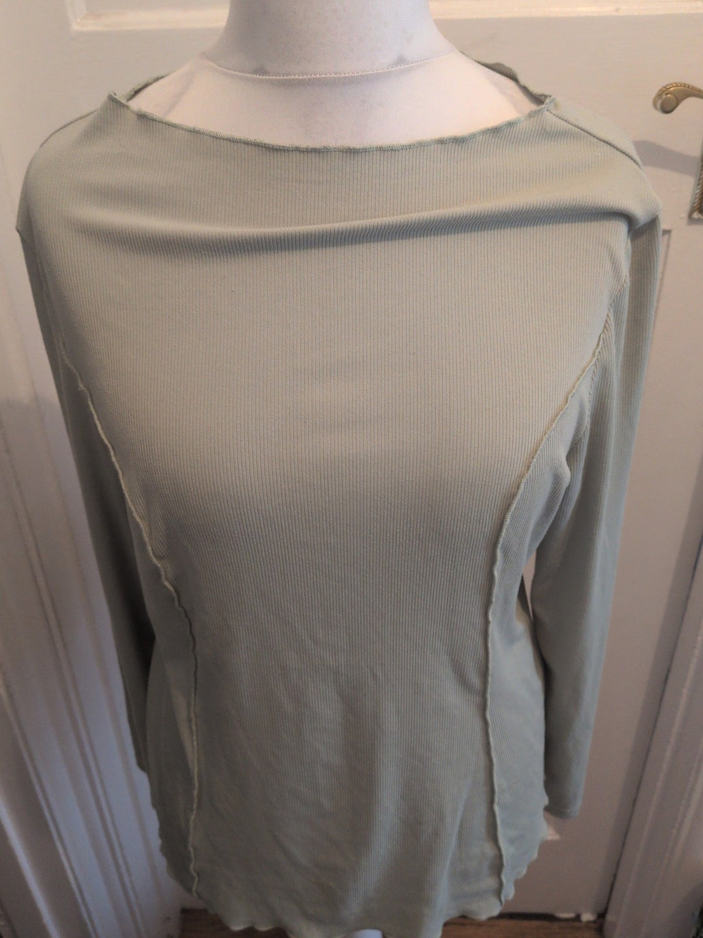 Ladies Cider Size XL Lime Green Long Sleeve Blouse
