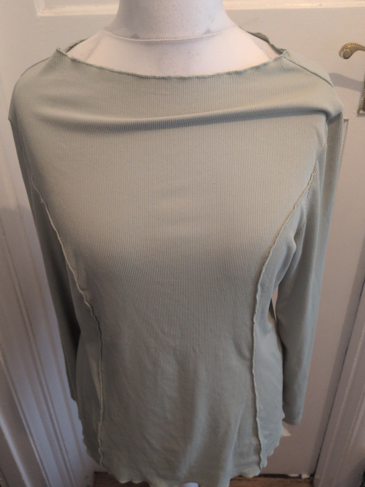 Ladies Cider Size XL Lime Green Long Sleeve Blouse