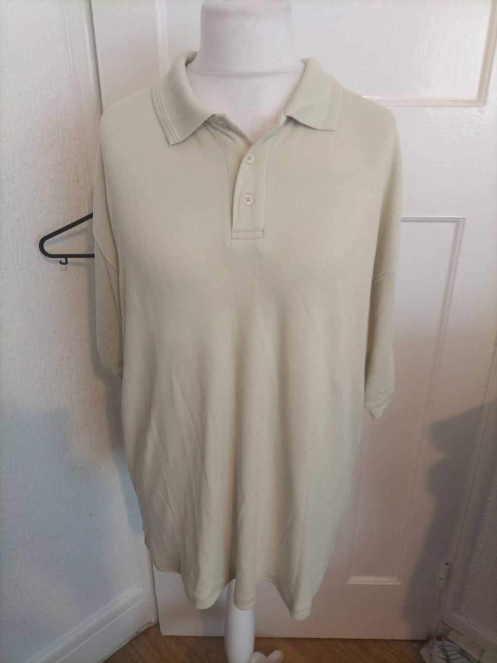 Mens Disciple Size XL Pale Yellow Bobbling Polo