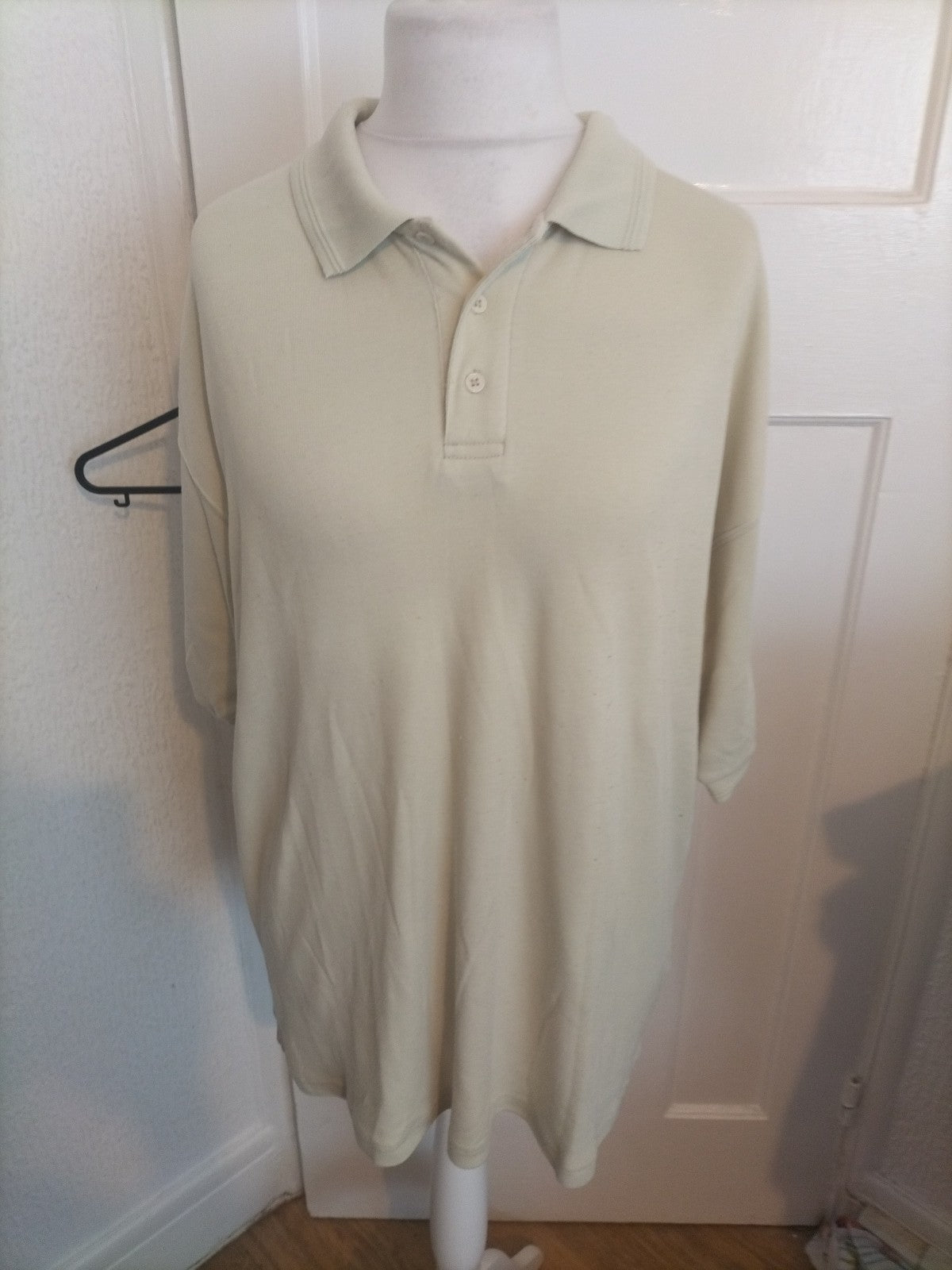 Mens Disciple Size XL Pale Yellow Bobbling Polo