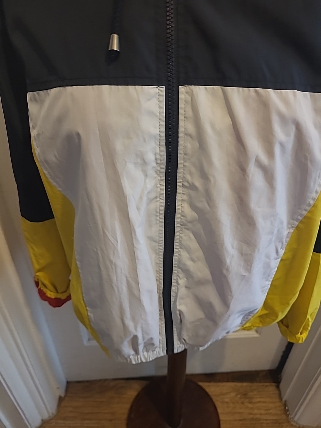 Ladies Topshop Size Small Multi Raincoat Zip Through