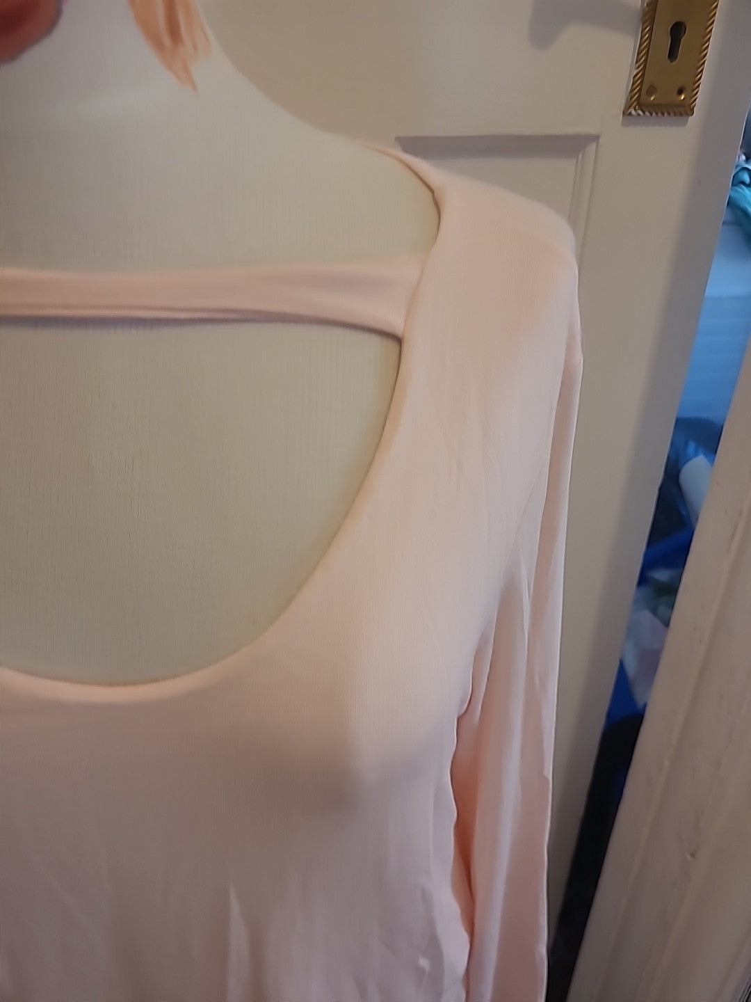 Ladies B.You Size 12/14 Pink Long Sleeved Tshirt