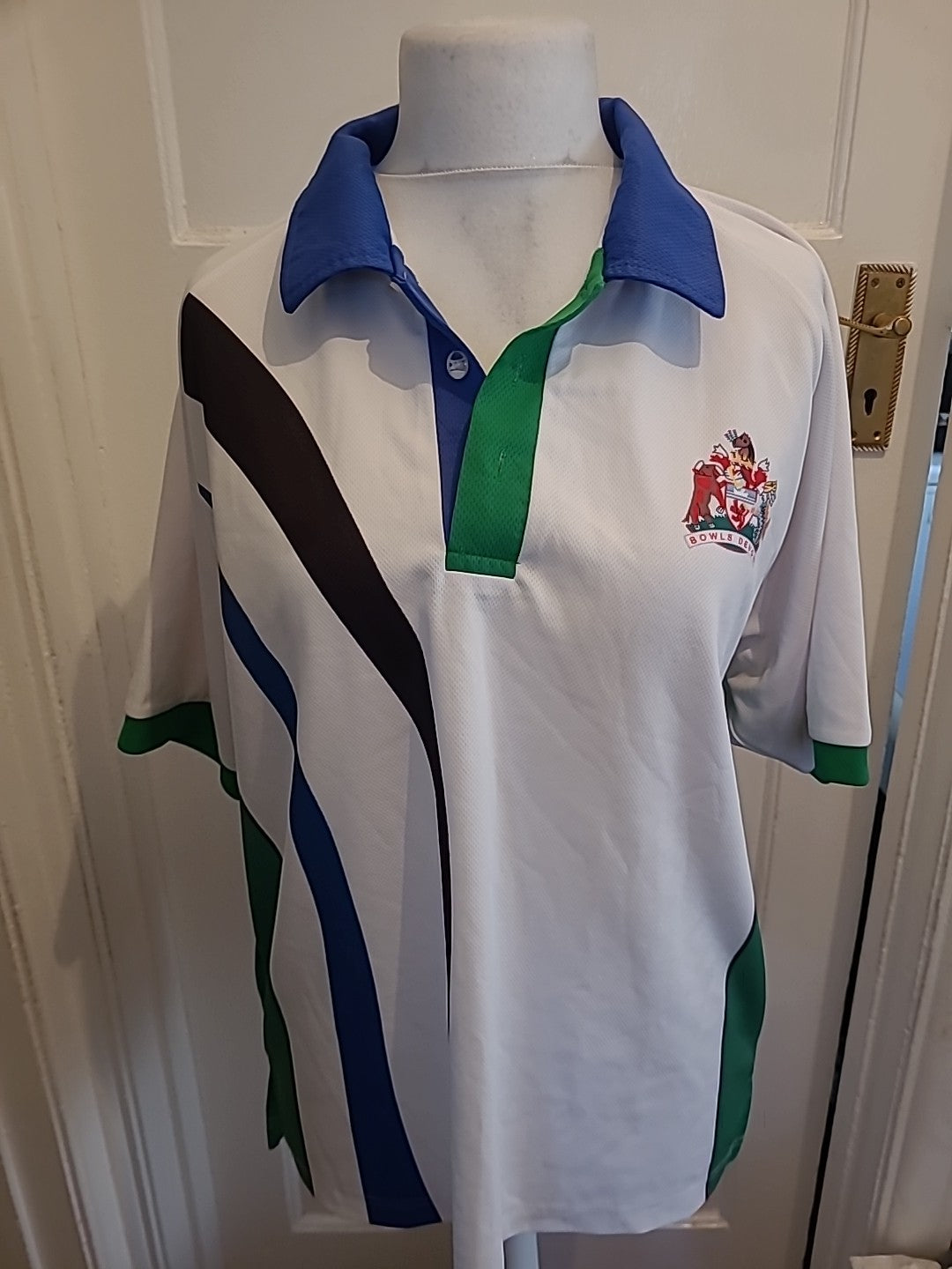Mens Kaylo Size Large Devon Bowls Polo