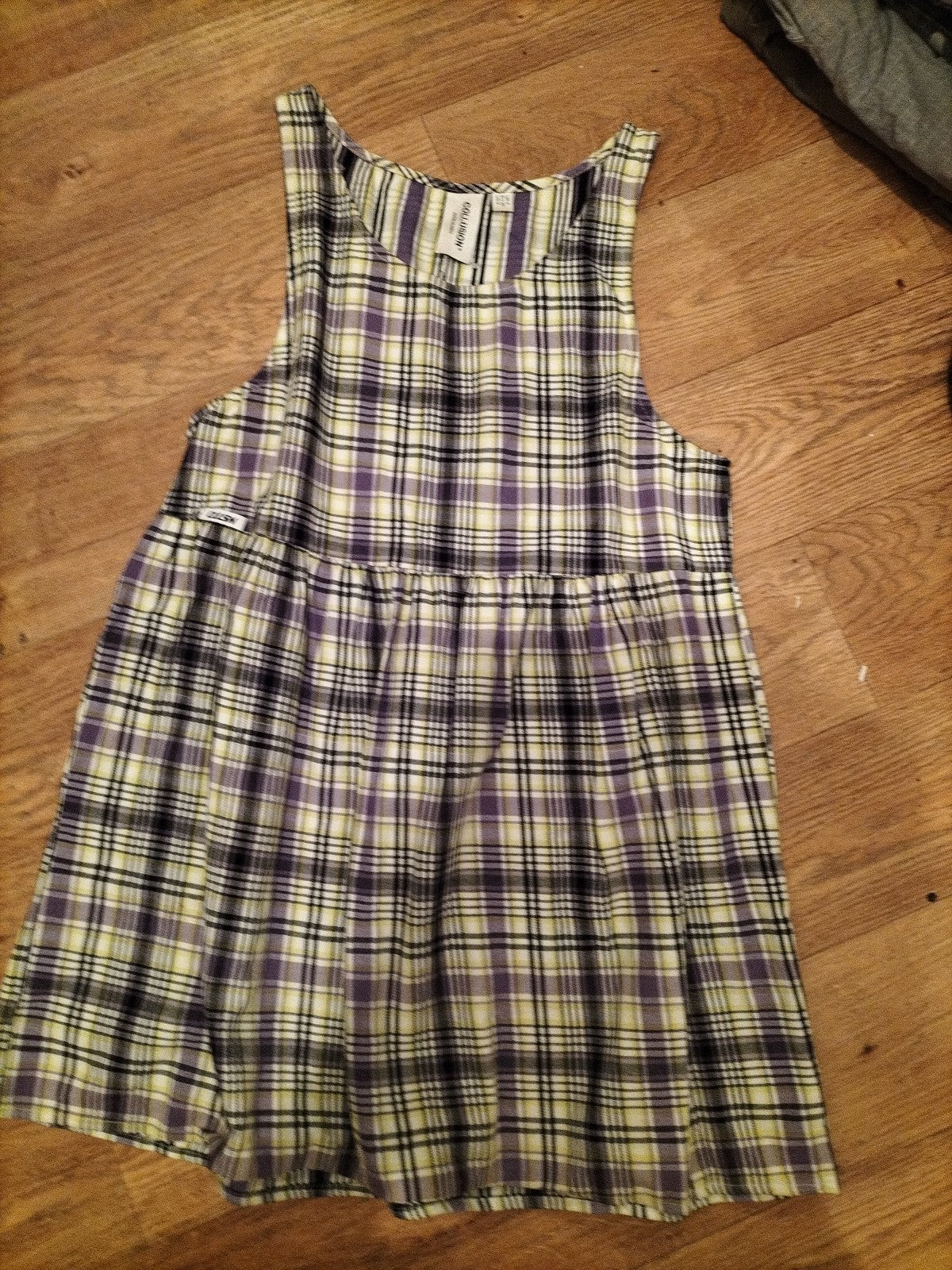 Ladies Collusion Size 4 Lilac Lime Black Sleeveless Dress