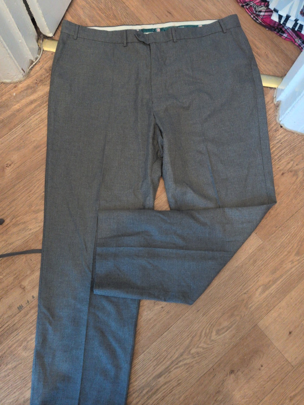 Dunn & Co 46L Grey Smart Trousers