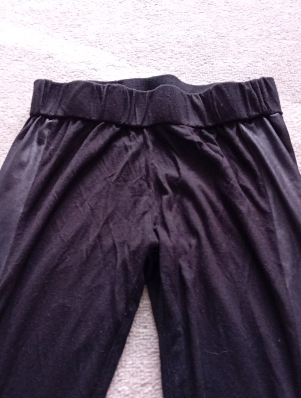 Ladies Black Leggings Size 12 Atmosphere Satin Trim Down The Leg