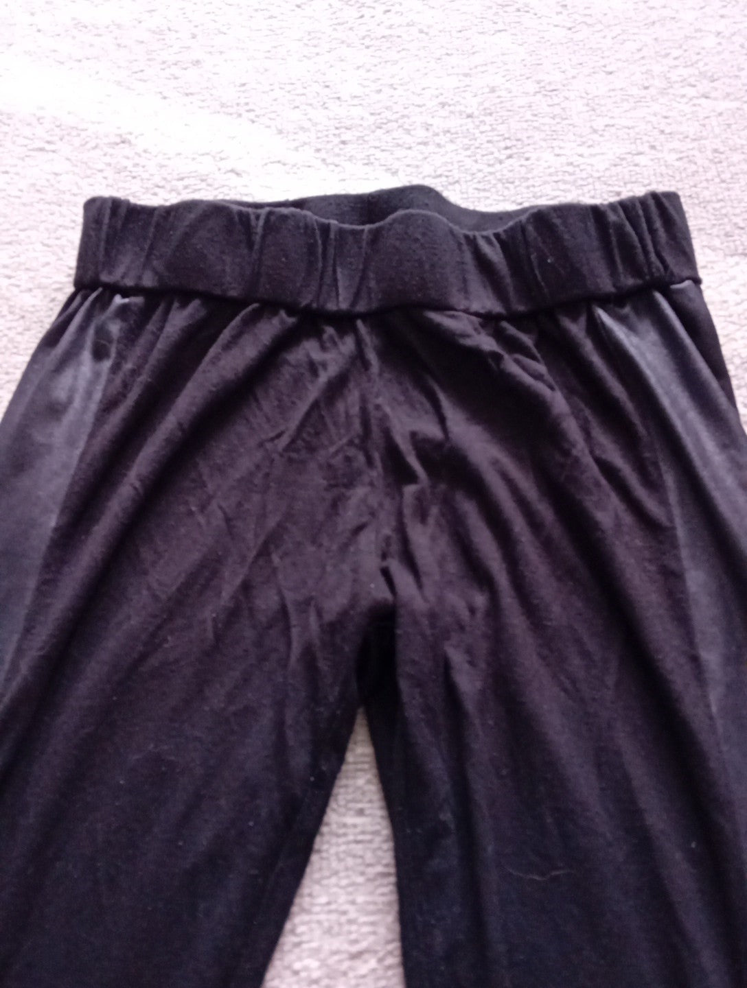 Ladies Black Leggings Size 12 Atmosphere Satin Trim Down The Leg