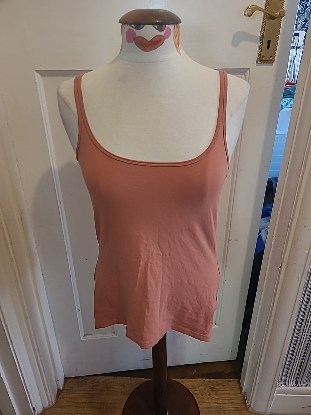 Ladies Esmara Size 14-16 Pastel Pink Sleeveless Vest Top