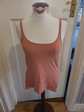 Ladies Esmara Size 14-16 Pastel Pink Sleeveless Vest Top