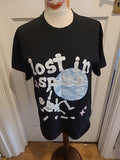 Ladies Size Medium Black "Lost In Space" Tshirt