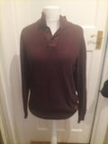 Mens Next Size M Brown Fleck Long Sleeved High Neck Jumper