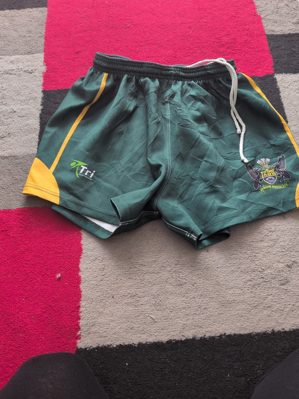 Tri Sportswear 36" Green Elasticated Shorts