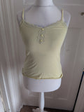 Primark 10-12 Yellow Spotty Pyjama Top
