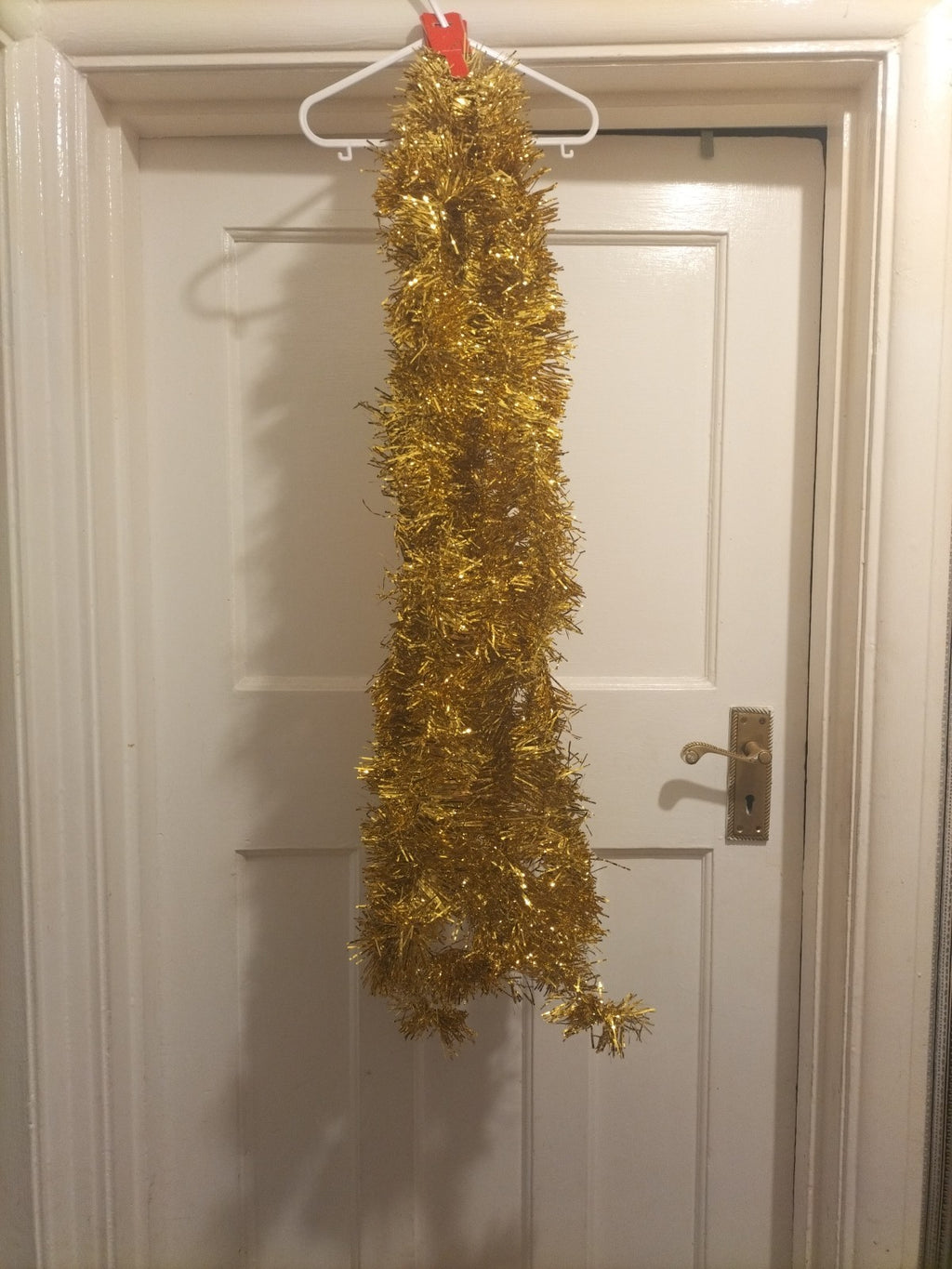 Brand new Gold 2M Christmas decoration Tinsel