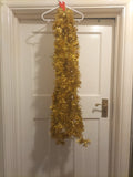 Brand new Gold 2M Christmas decoration Tinsel