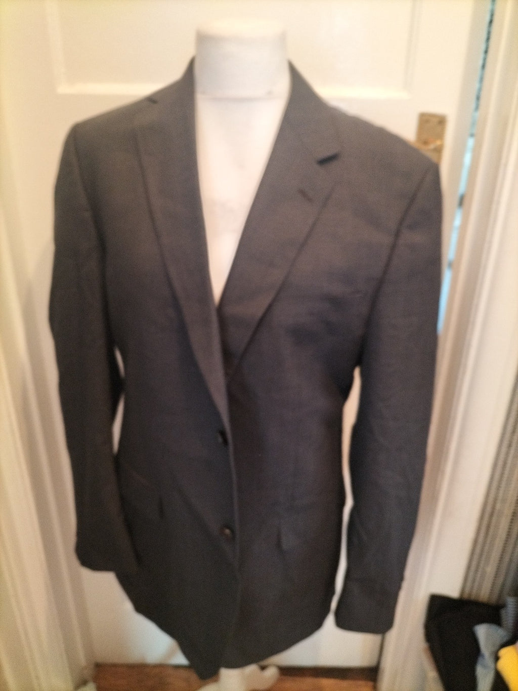 Mens Marks And Spencer Collezione Size 42 Long Grey Tuxedo Jacket