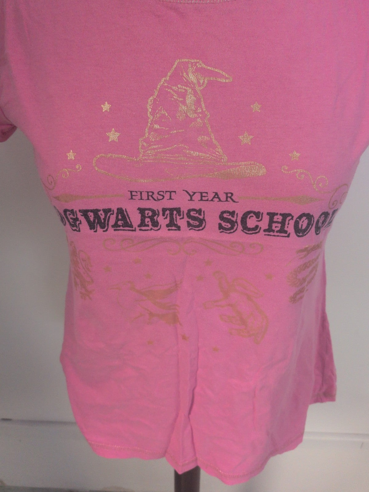 Harry Potter 12-13 Years Pink Shirt Sleeve Pyjama Top