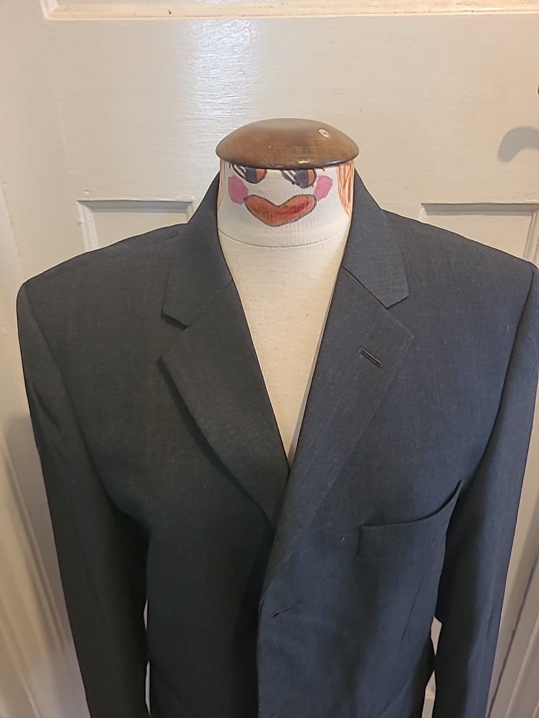 Mens Burton Size 40" Grey Lined Padded Jacket
