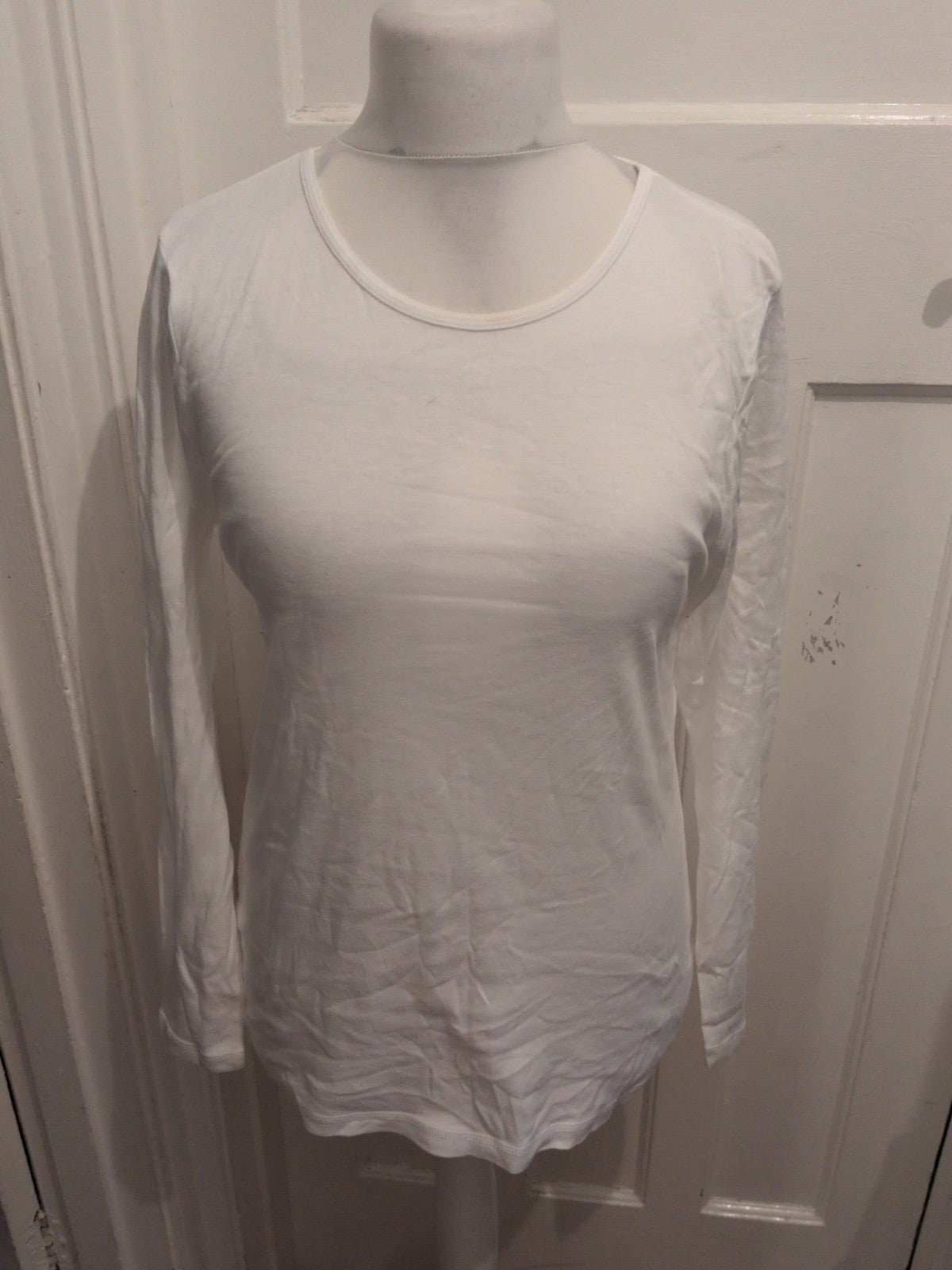 Dorothy Perkins 18 White Long Sleeve T-shirt