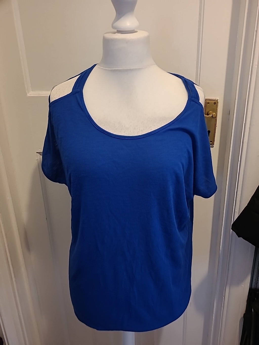 Ladies Papaya Size XL Cobalt Blue Short Sleeved Tee